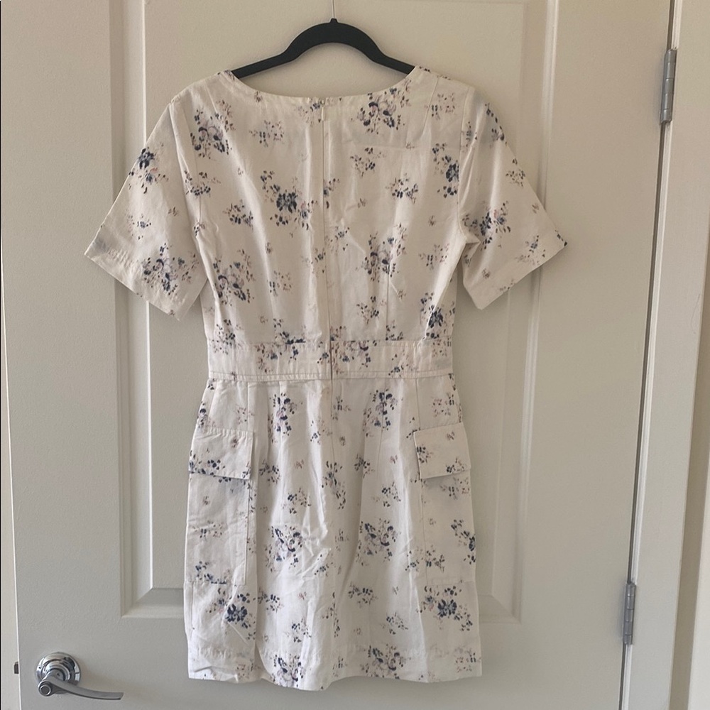 Club Monaco Cream Dress with Belt - Picture 2 of 2